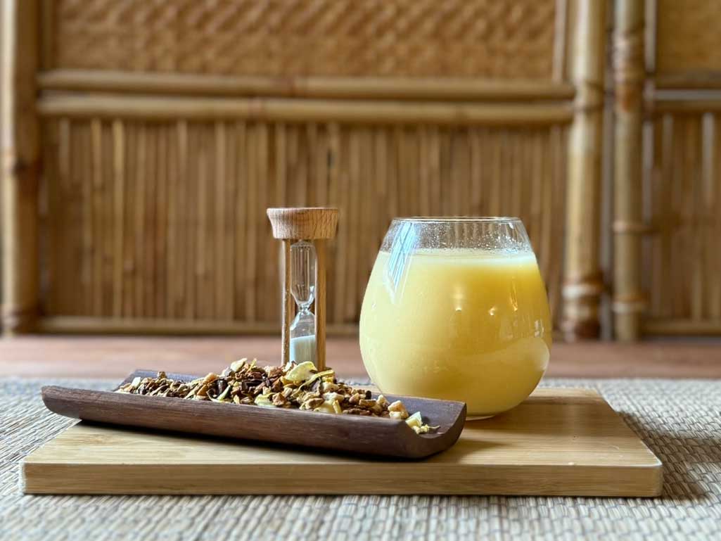 Turmeric Chai Mango Lassi Recipe