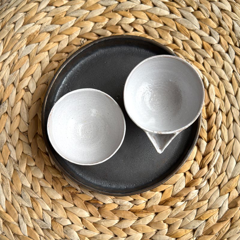 Tea Circle Bowl Set – flat lay
