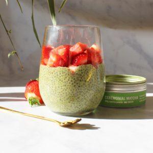 Matcha Chia Seed Pudding