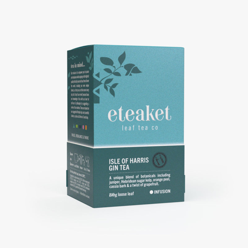 Isle Of Harris Gin Tea – carton side