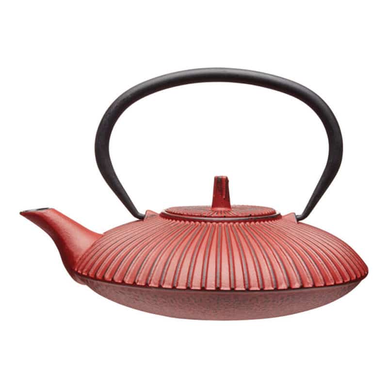 Cast Iron Tetsubin Teapot - Red