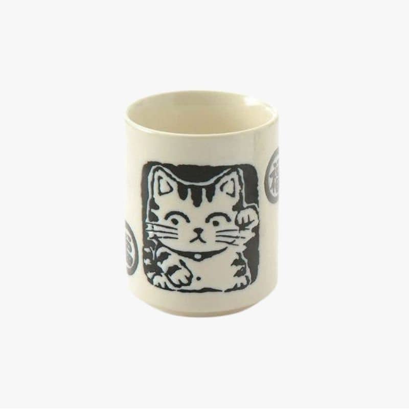 Neko Cat Yunomi Tea Cup – image 3