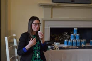 Erica Mooor RBGE eteaket collaboration launch event t the Royal Botanic Garden Physic Garden