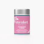 Strawberries & Cream – 100g keep tin
