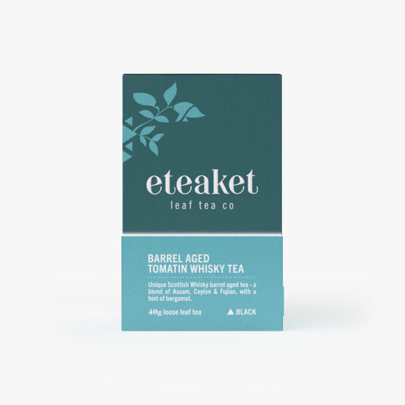 Tomatin Barrel Aged Whisky Tea – carton front