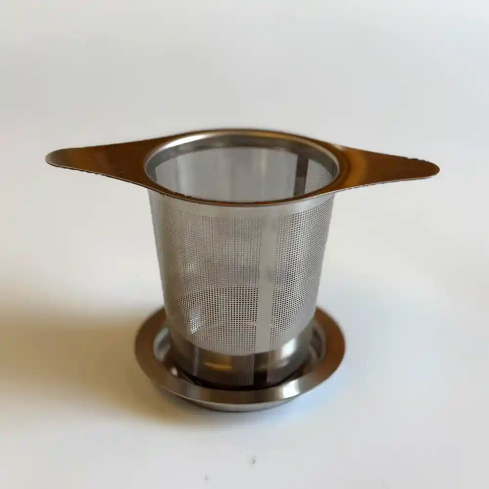 Fine Mesh Infuser Basket with Drip Tray – image 2