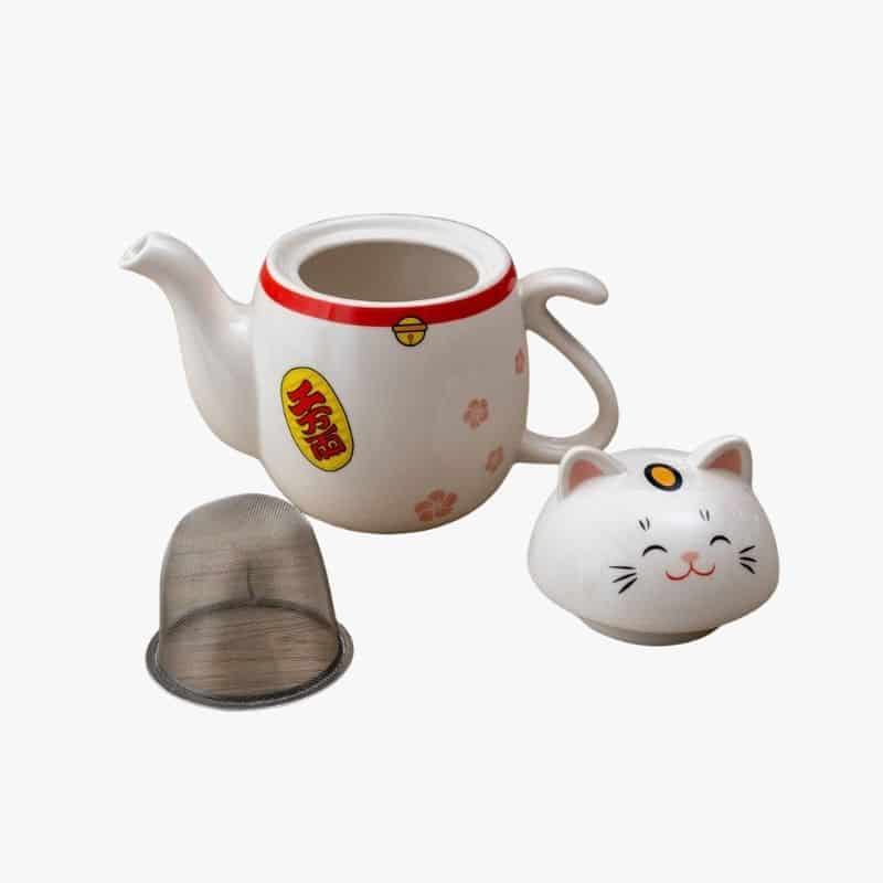 Lucky Cat Tea Pot – image 3