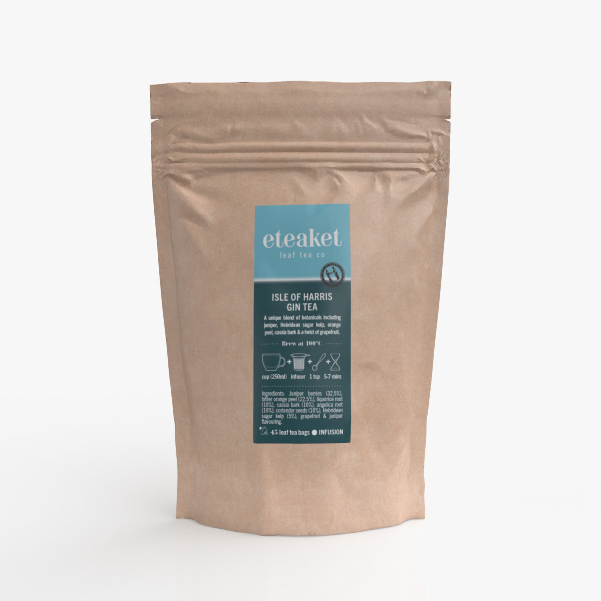 Isle Of Harris Gin Tea Bags – 45 tea bags big bag