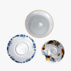 Japanese Crane Gaiwan Set