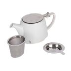 Oval Infuser Tea Pot with Drip Tray