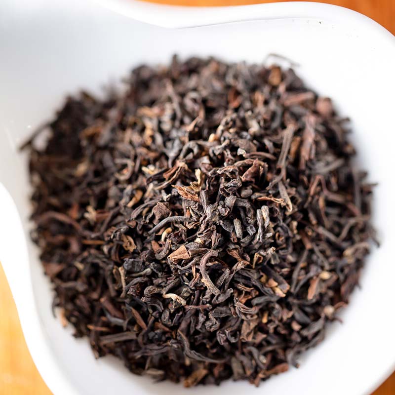 Tea Presentation Bowl – loose leaf close-up