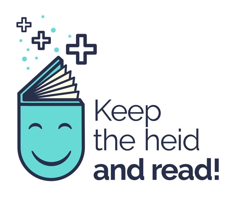 Keep The Heid and Read Scottish Library Campaign Logo