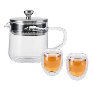 Glass Cafetier Tea Set