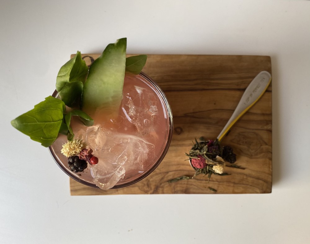 Positivitea basil smash recipe