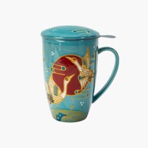 Japanese Crane Infuser Mug